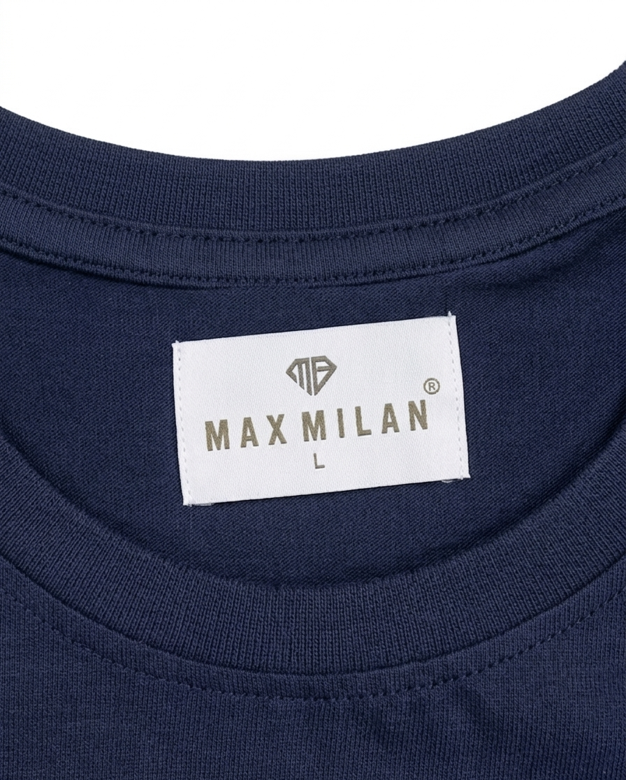 MAX MILAN NAVY "cool" T-SHIRT FOR MEN