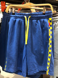Livergy Jogging Men’s Shorts Blue/ Yellow Stripes
