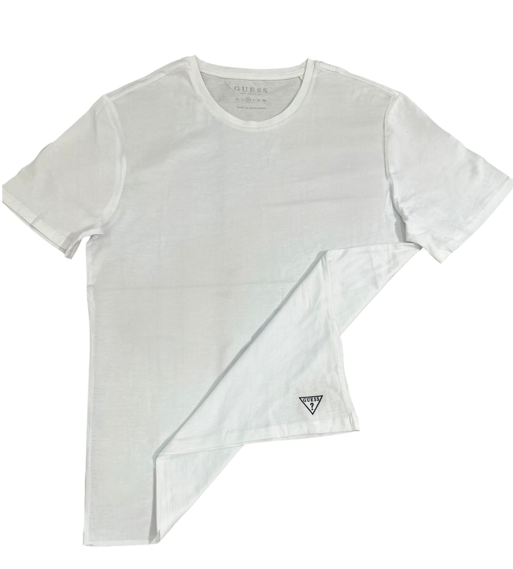 Guess Los Angeles Men’s White Cotton T-Shirt