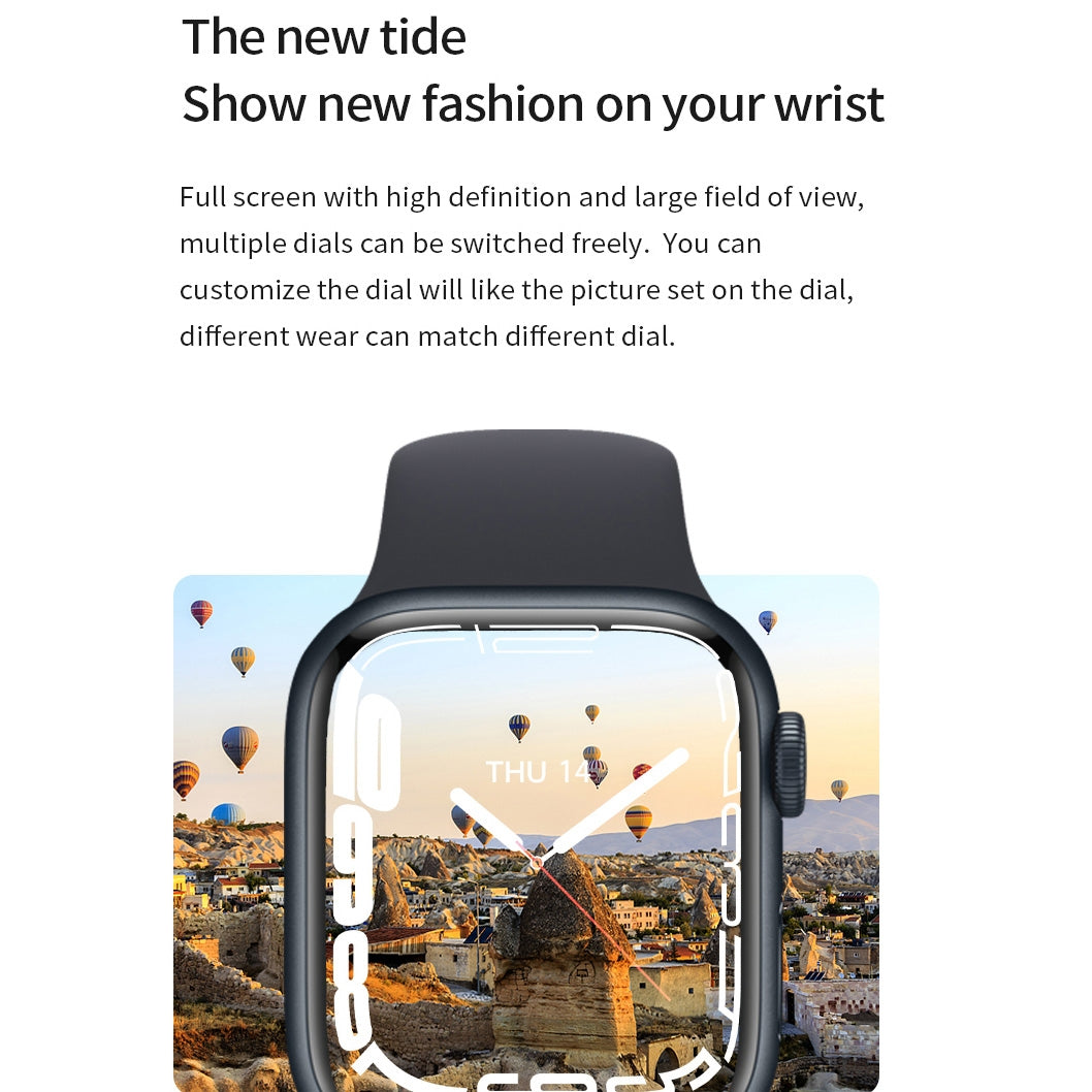 Watch 8 Max 1.85 inch Wireless Charging Bluetooth Call NFC Smartwatch (GRAY)