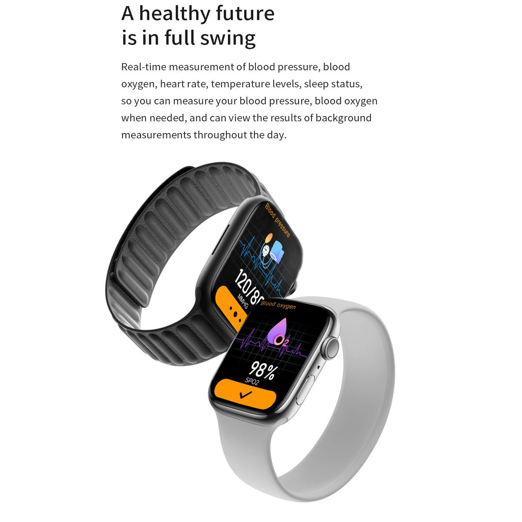 Watch 8 Max 1.85 inch Wireless Charging Bluetooth Call NFC Smartwatch (GRAY)