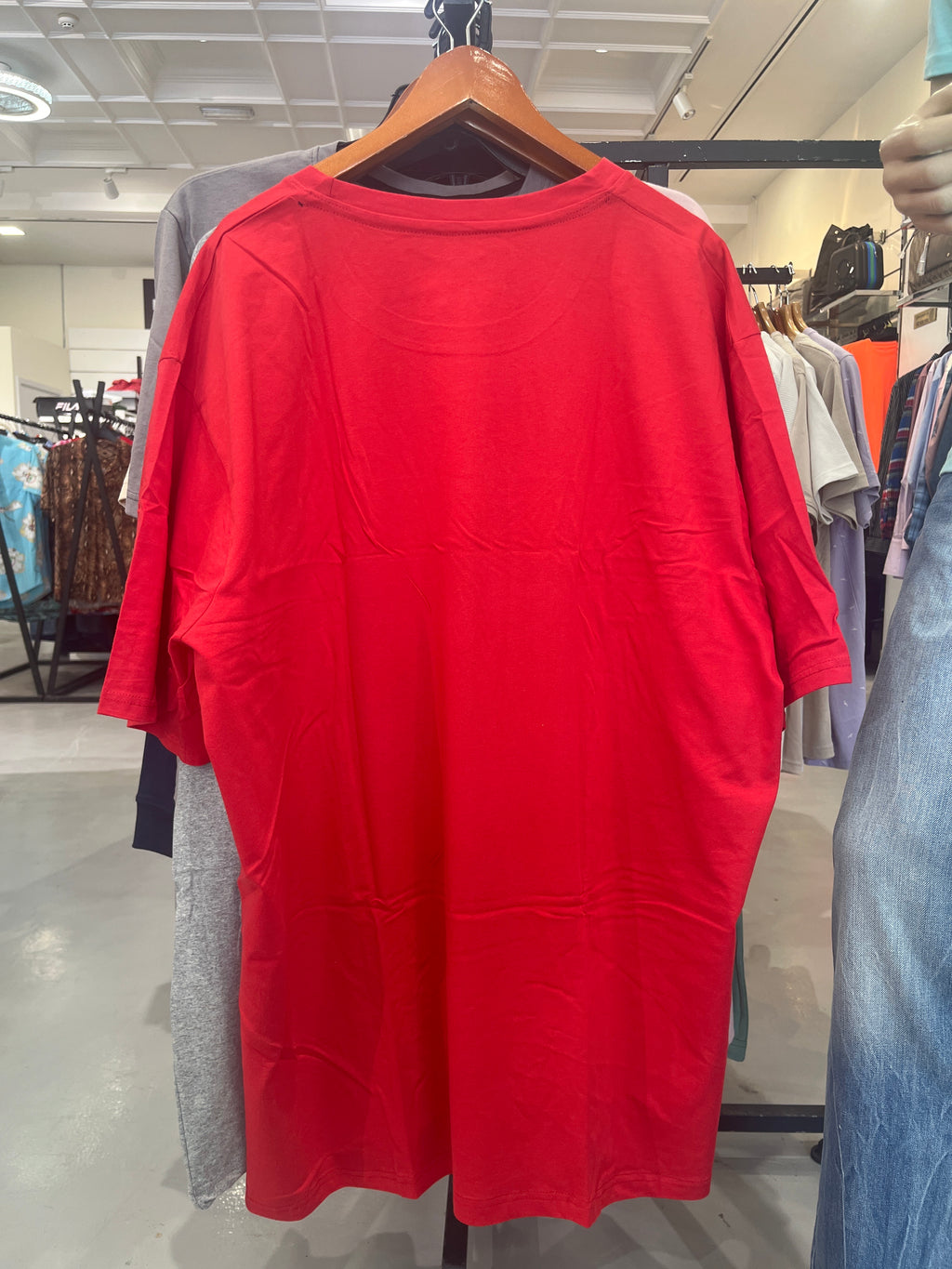 BS Style Men's DEEP RED "EARTH" Graphic Printed T-Shirt