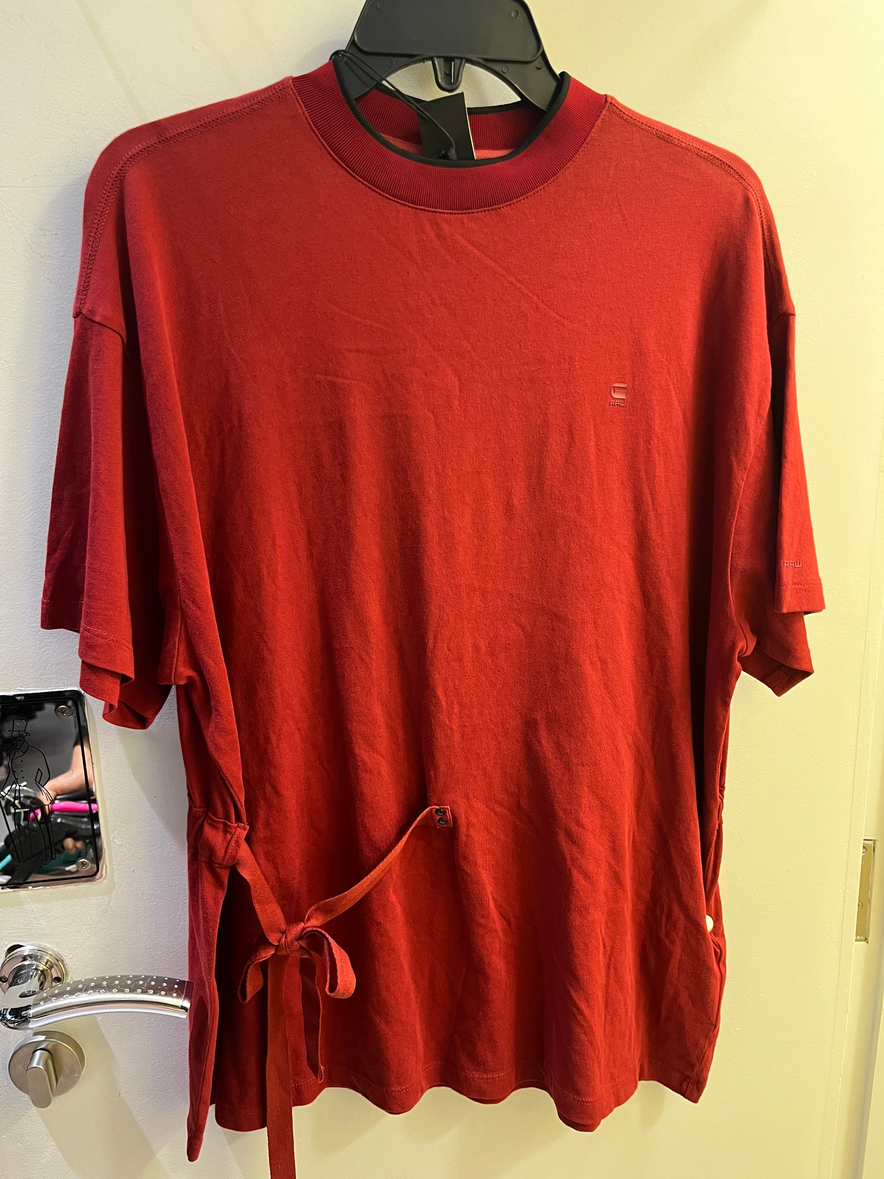 GSTAR LOOSE DRY RED COLOR WOMEN TSHIRT