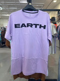 BS Style Men's Purple "EARTH" Graphic Printed T-Shirt