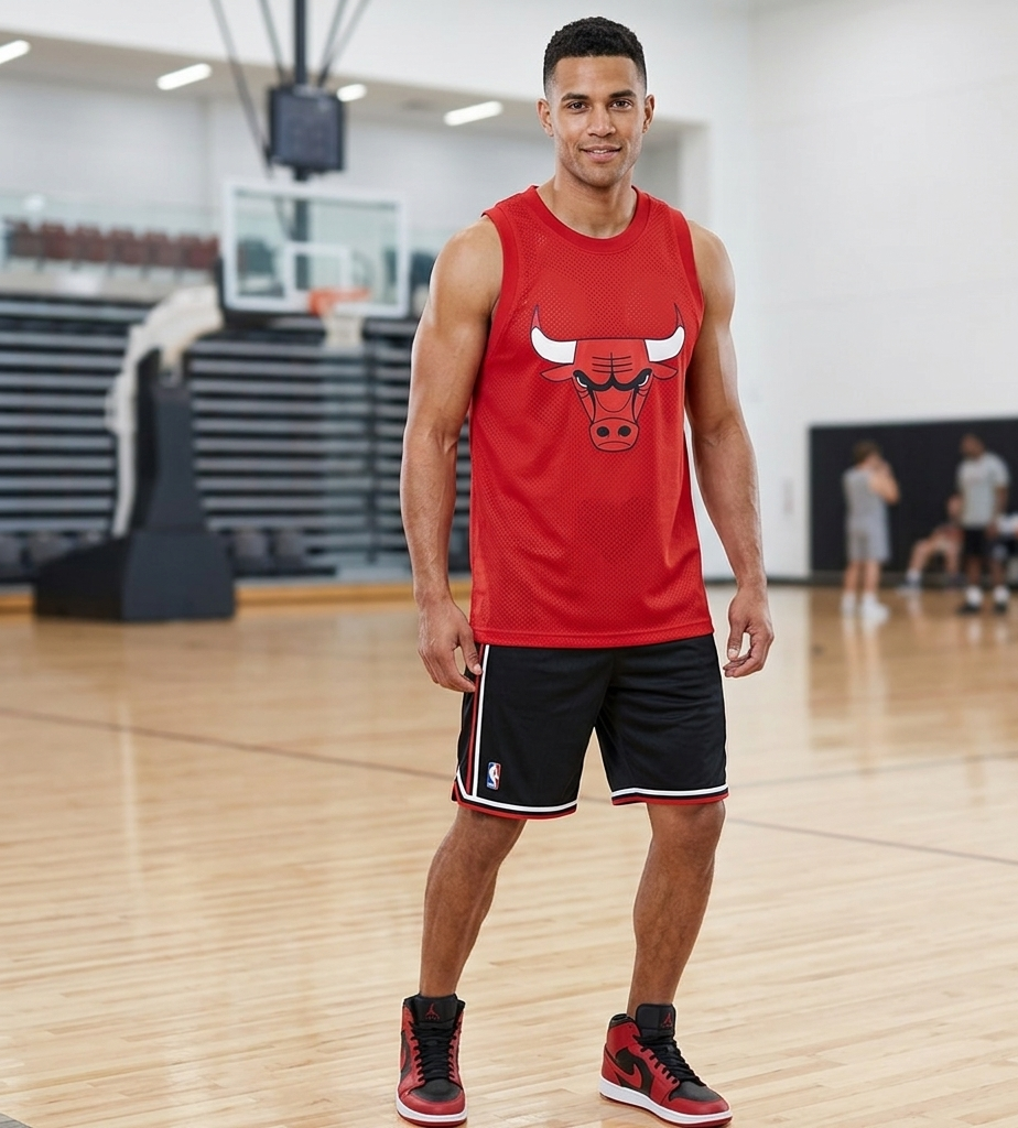 NBA CHICAGO BULLS RED LAVINE JERSEY FOR MENS