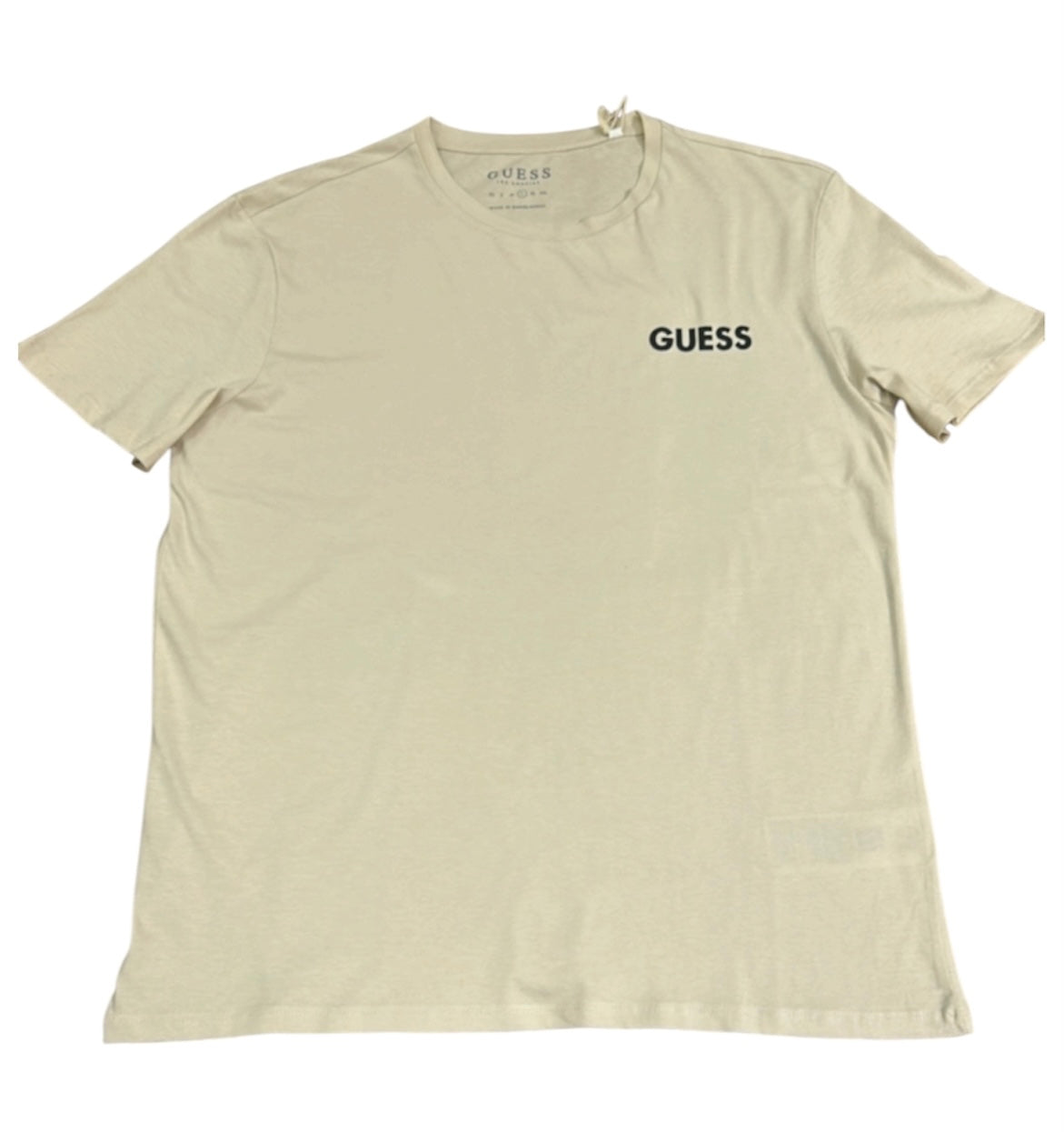 Guess Los Angeles Men’s Beige Cotton T-Shirt