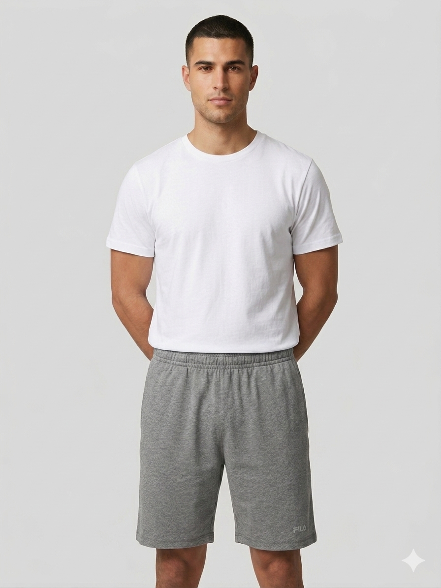 Fila Grey  Men Shorts -(LM143GD3-027)