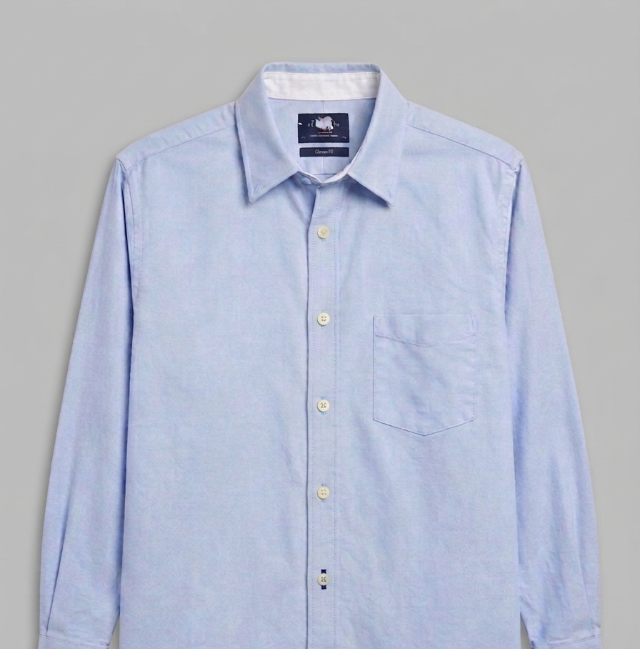 MIX EUROPEAN BRANDS BLUE SHIRT FOR MEN