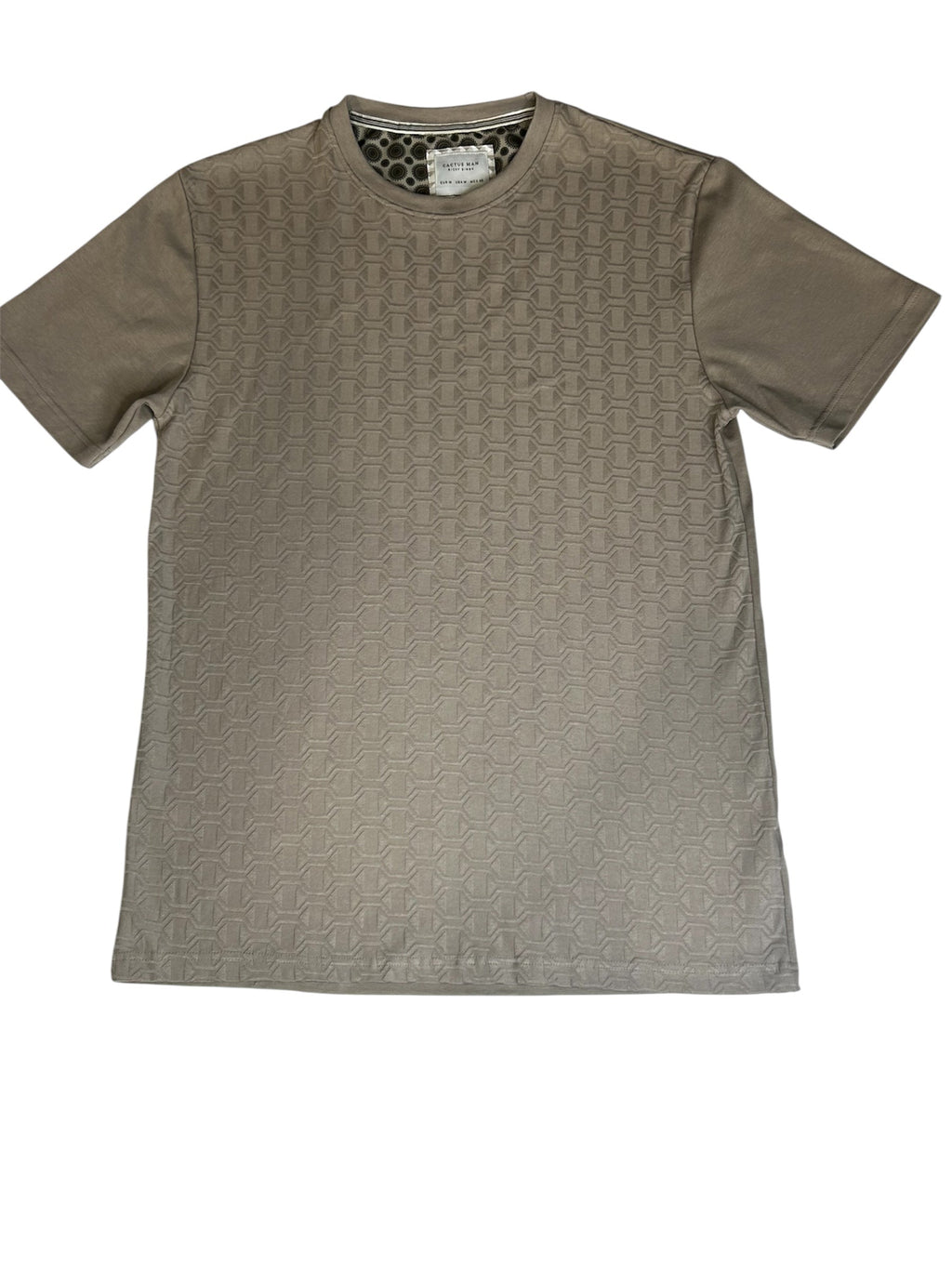 Cactus Man Ricky Singh Men’s Dark Beige Round Neck Half-Sleeve T-Shirt
