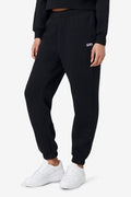 Fila Lassie Women's Fleece Jogger Sweatpants - Black