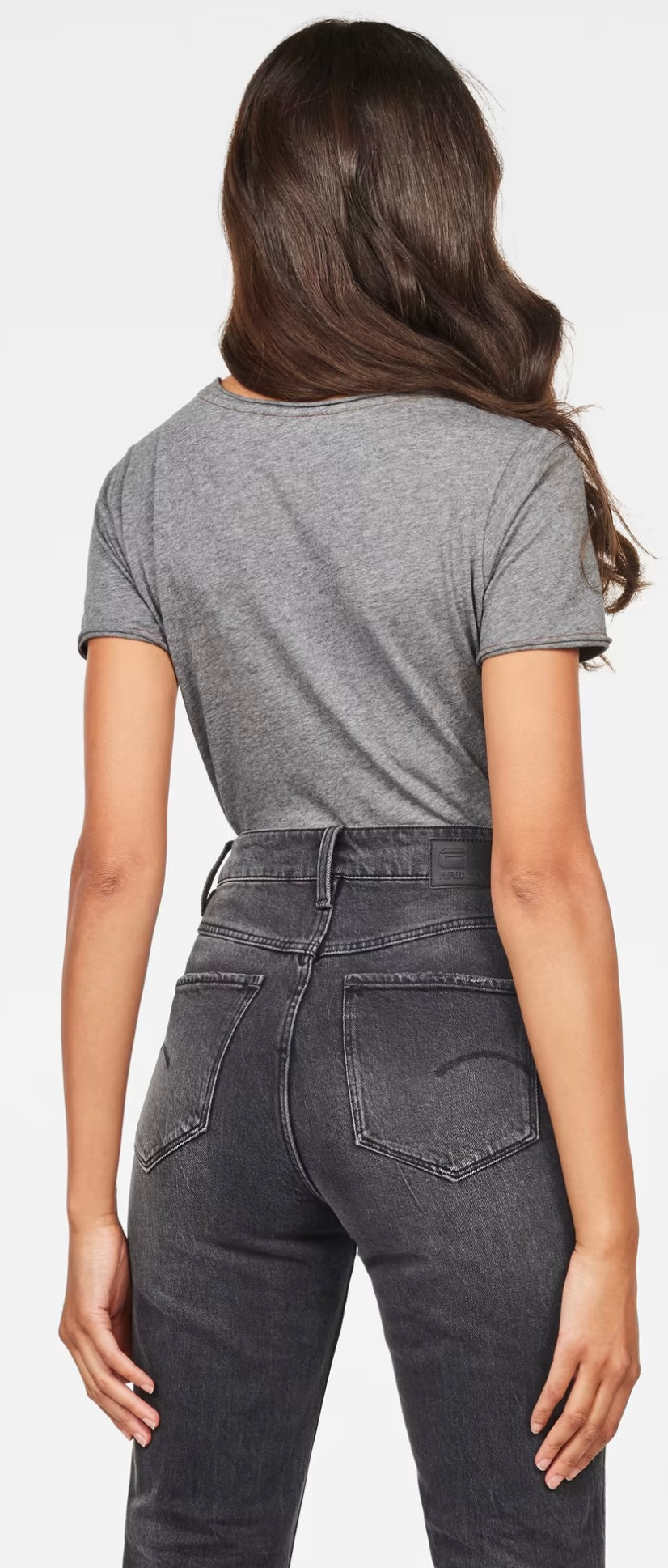 G-Star Raw Graphic 4 Optic Slim R T Grey Lyon Jersey O Women T-shirt
