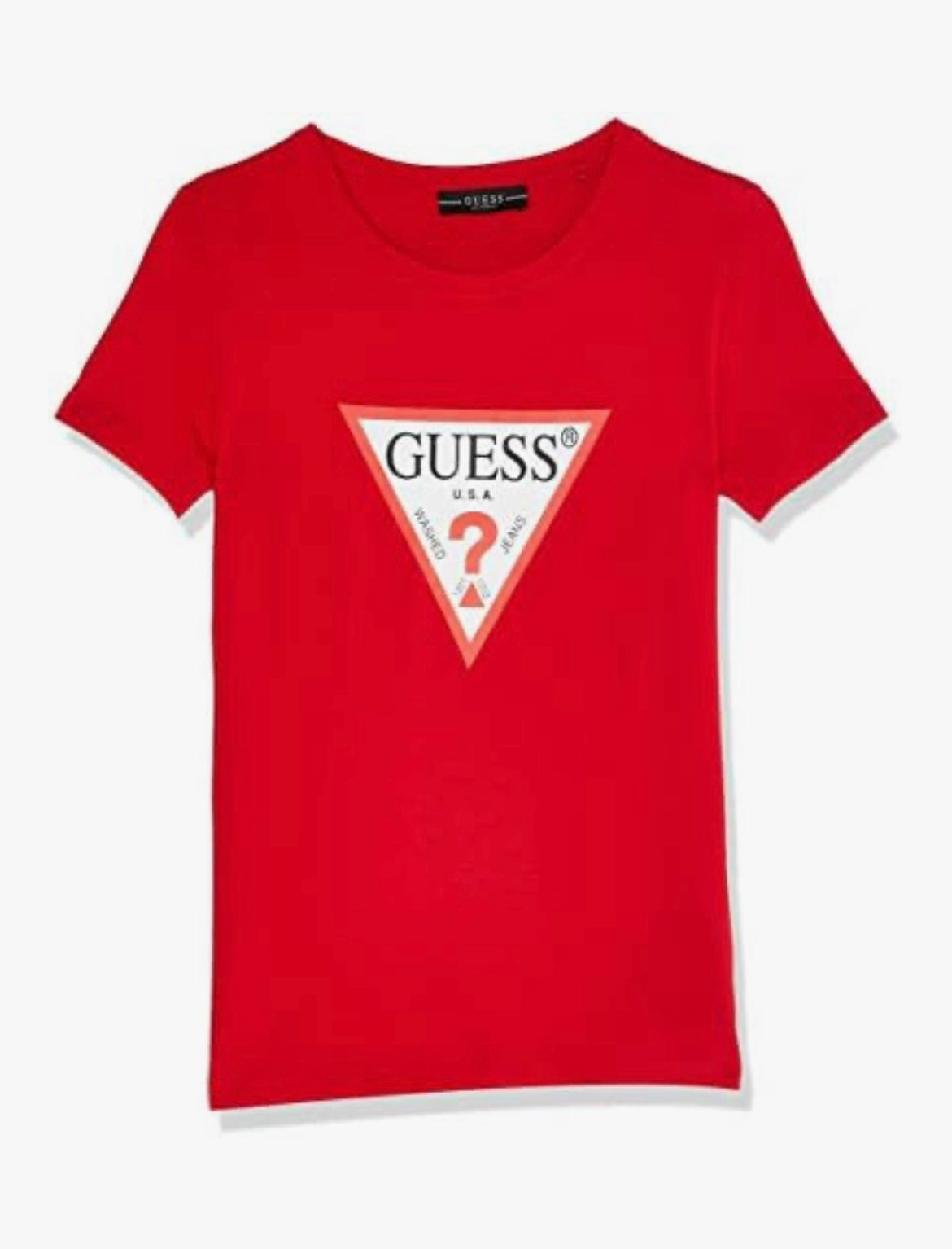 Guess Red Slim Fit Logo Men T-Shirt M1RI71I3Z11-TLRD