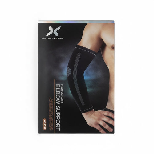 High Quality Elbow Support Multi directional Compression Flatlock Stitching Technology Durable Reinforced Edging 9335