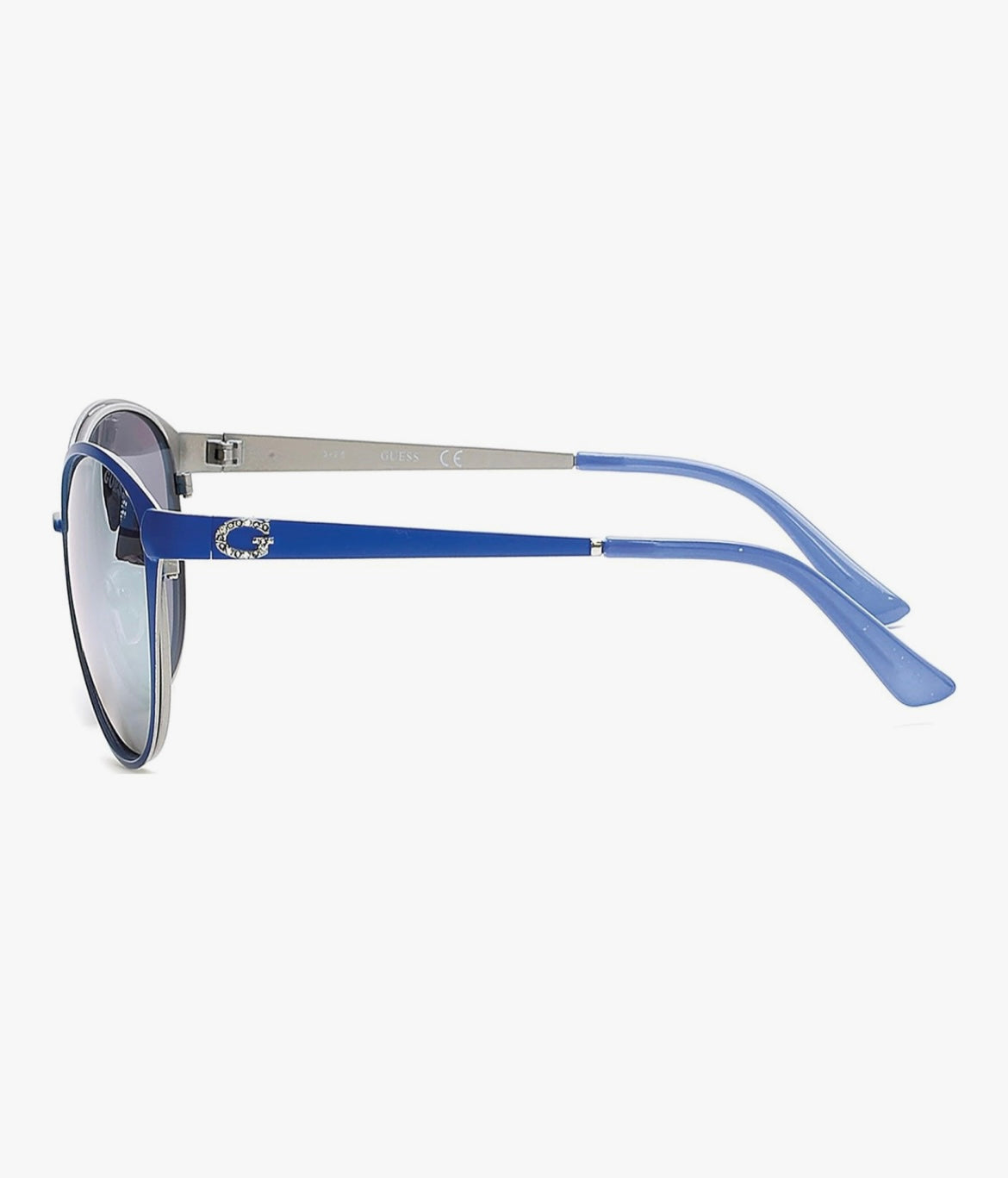 Guess Matte Blue Smoke Mirror Sunglasses GU7442 91C 58 16 135 *3