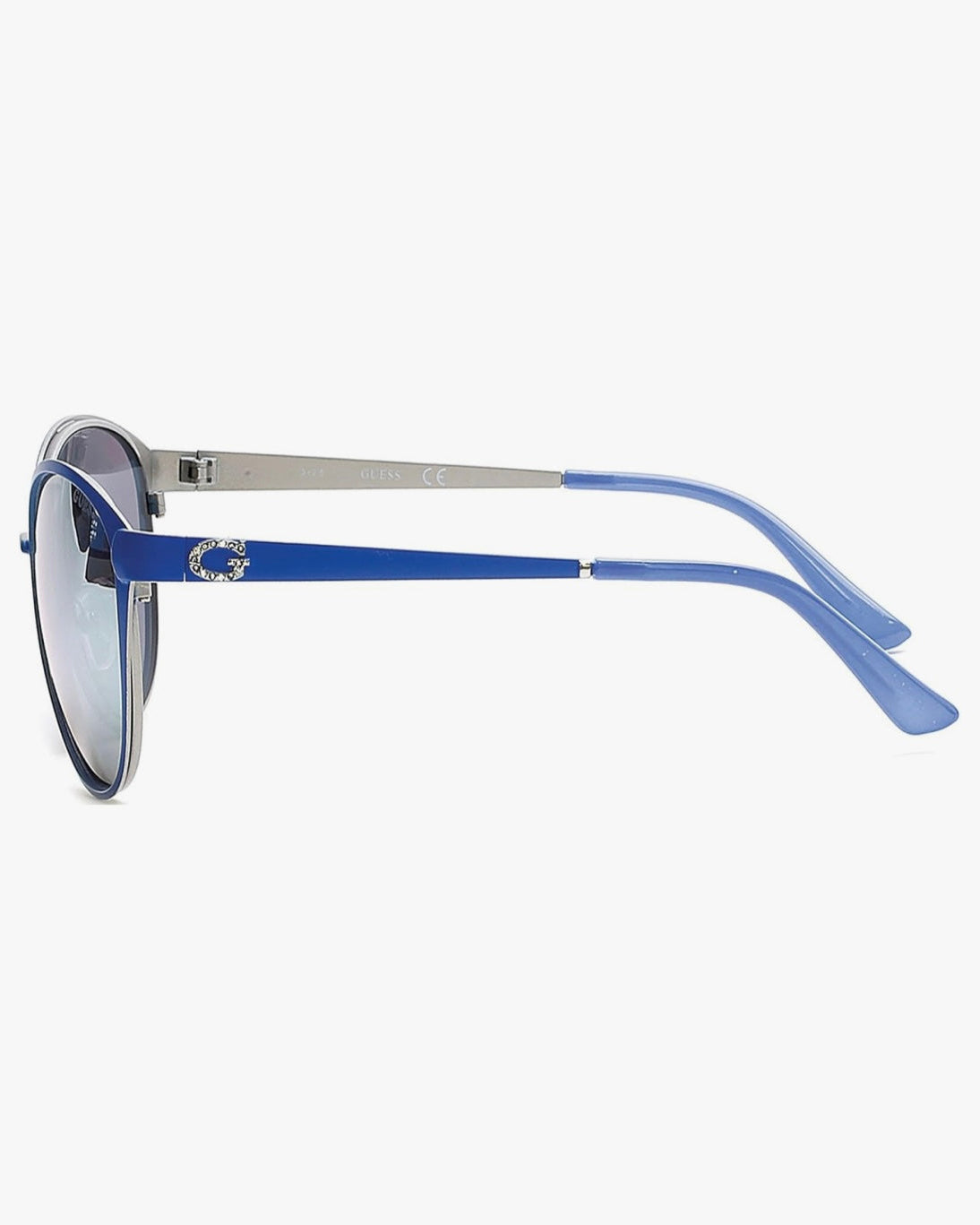 Guess Matte Blue Smoke Mirror Sunglasses GU7442 91C 58 16 135 *3