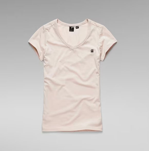 G-Star Raw Eyben Slim V T Women T-Shirt NY Jersey D04434-2757-7176