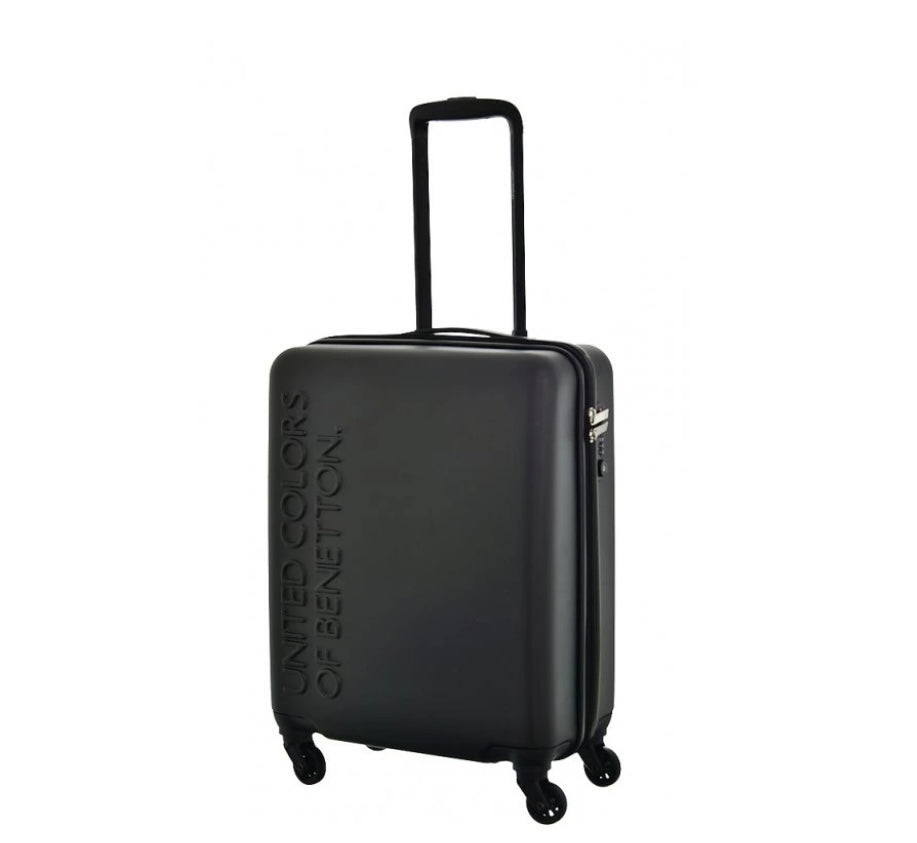 United Colors Of Benetton Black Trolley Bag Luggage