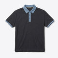 DENIM AND FLOWER BLUE MEN’S POLO T-SHIRT