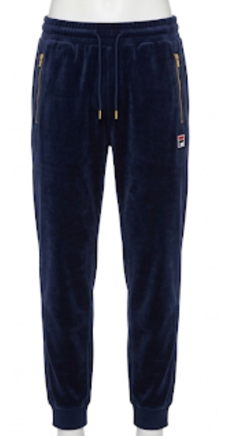FILA NAVY TEXTURED SWEATPANTS FOR MEN (f22mh029-410)