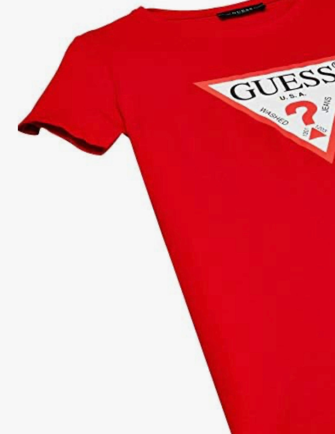 Guess Red Slim Fit Logo Men T-Shirt M1RI71I3Z11-TLRD