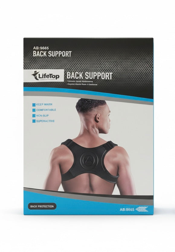 Life Top Back Suppport Keeps Warm Comfortable Non Slip Superactive Back Protection AB-8665