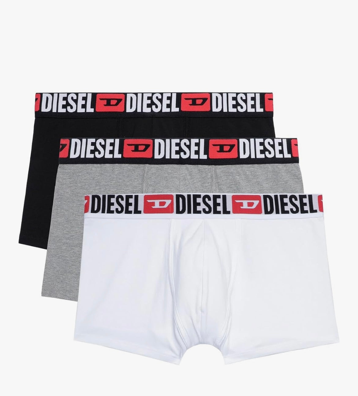 Diesel Boxer Underwear For Everyone 95% Cotton 5% Elastane 3-Pack Damien Trunks 00ST3V-0DDAI-E7299