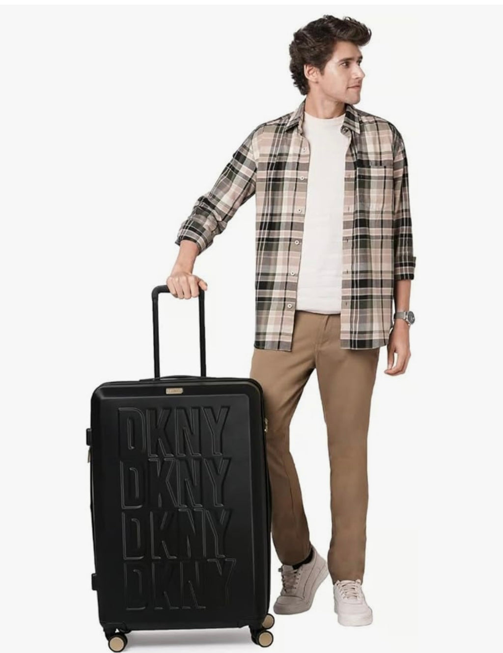 DKNY Echo Upright Black Trolley Bag Luggage
