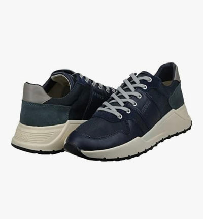 Guess Men’s Blue Luca Sneakers FM8LCVFAB12-DBLUE