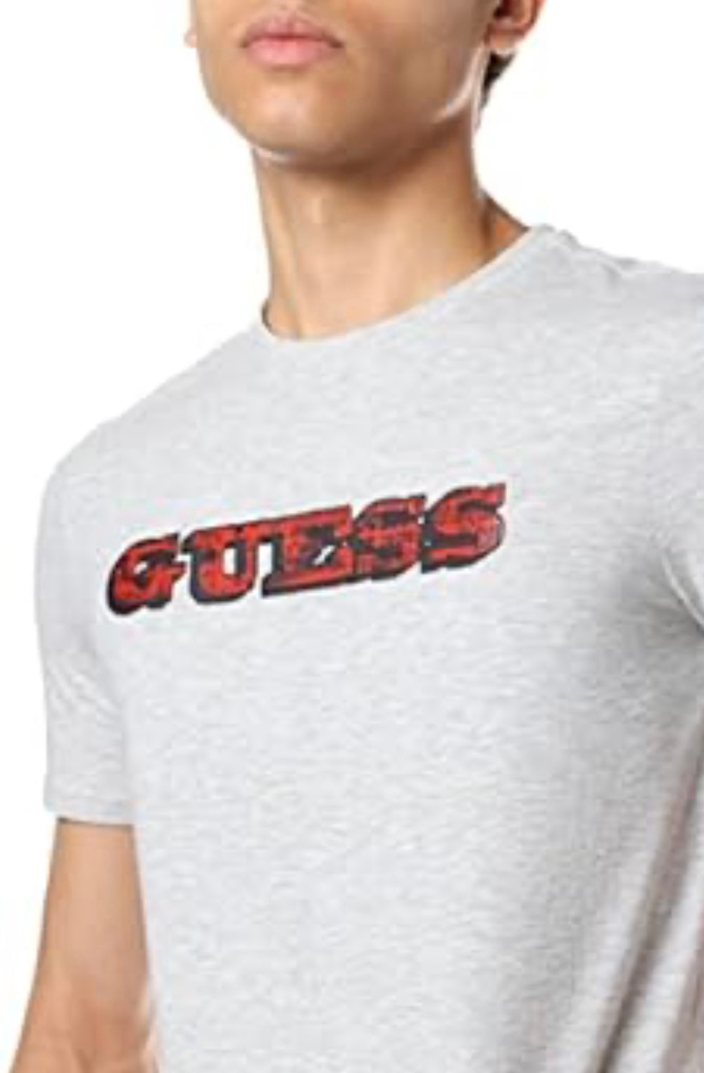 Guess Grey Men’s Front Logo T-Shirt M1RI82J1311-LHY