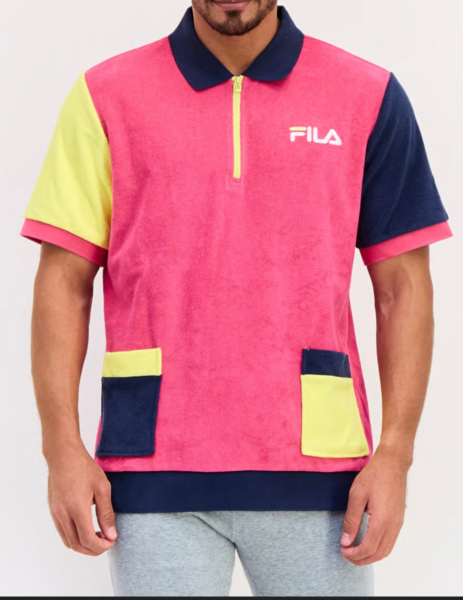 Fila men colorful polo t-shirt (lm21c314-677)