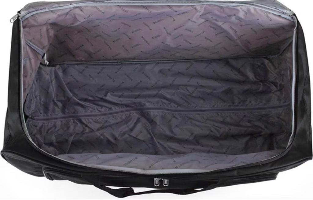 Gabol Black Week Eco Wheeled Duffle Trolley Bag Luggage REF 122315-001