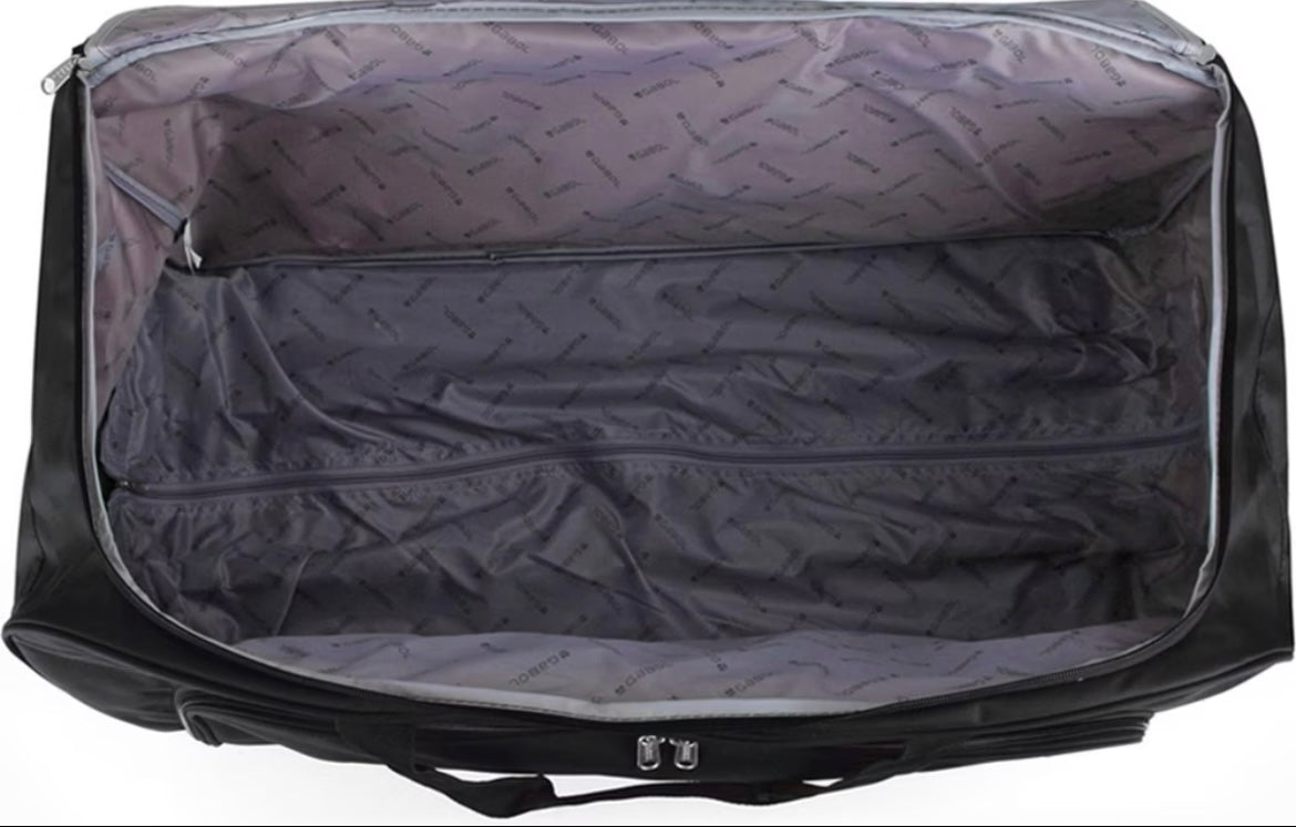 Gabol Black Week Eco Wheeled Duffle Trolley Bag Luggage REF 122315-001