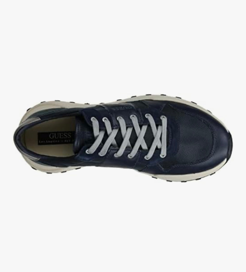 Guess Men’s Blue Luca Sneakers FM8LCVFAB12-DBLUE