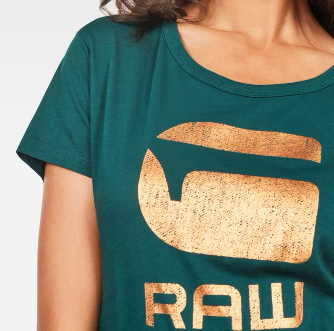 G-Star Raw Women Graphic 21 R T WMN Vermont Pine Green Lyon Jersey O T-Shirt D15750-4107-A915-94