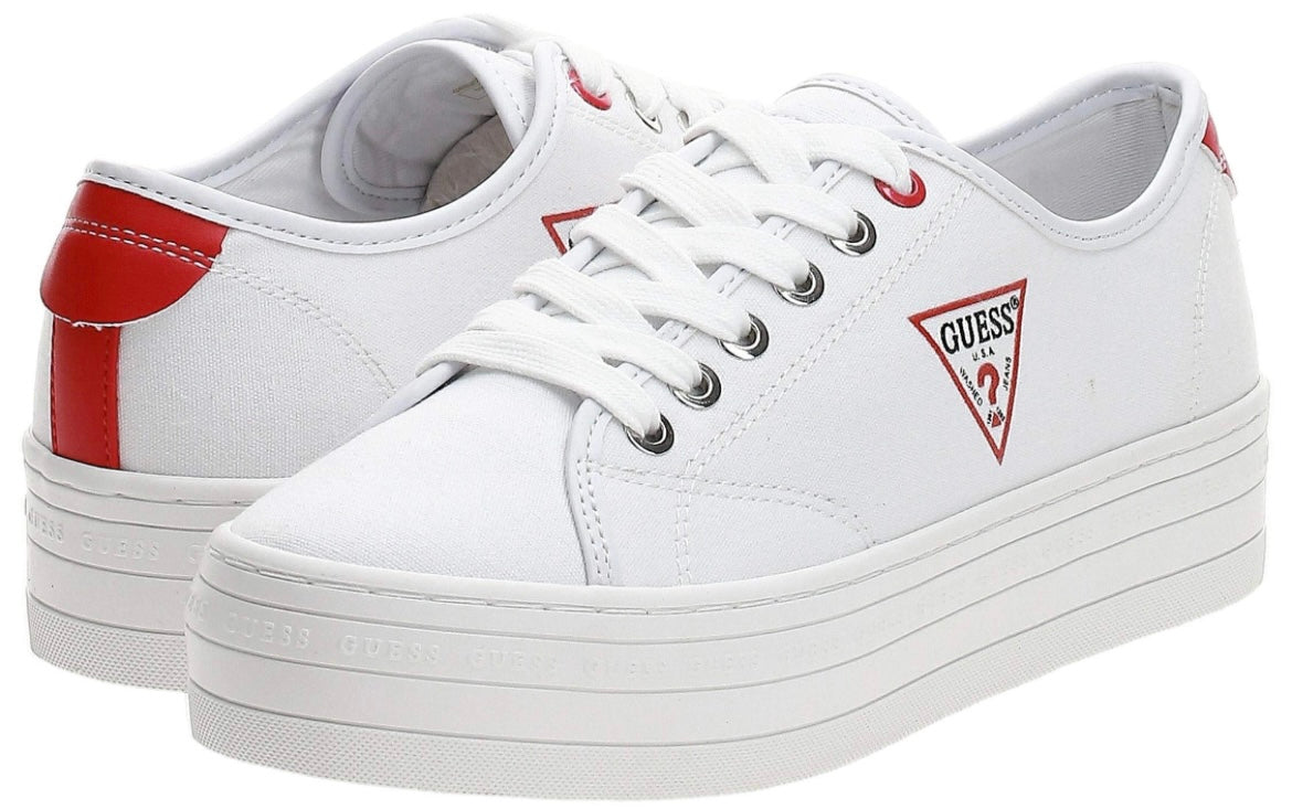 Guess GW Buddi-B White Multi Fabric Shoes