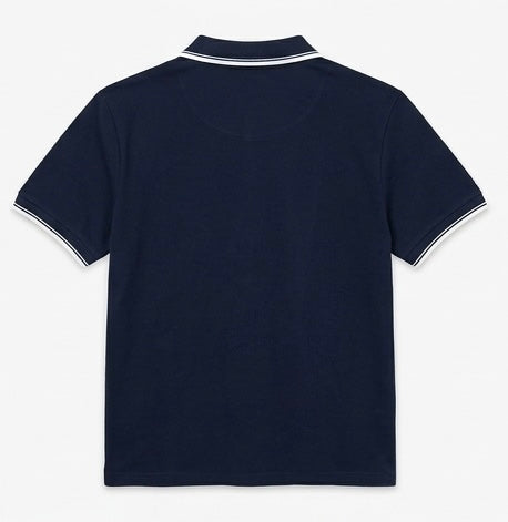 DENIM AND FLOWER NAVY POLO MEN’S T-SHIRT