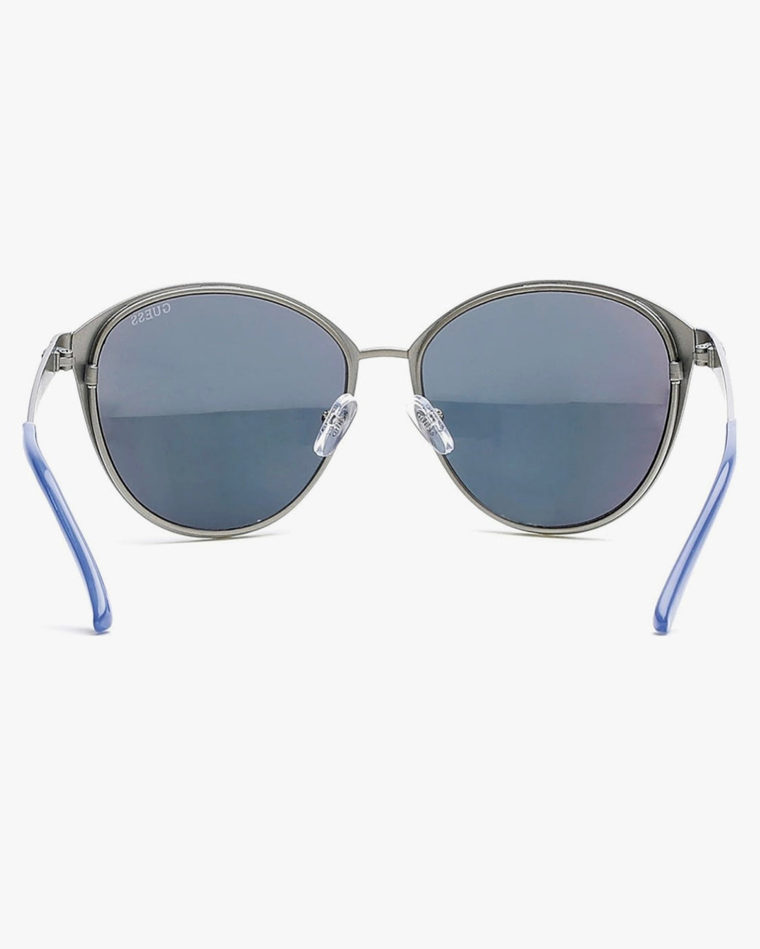 Women's Matte Blue Smoke Mirror Sunglasses - UV Protection