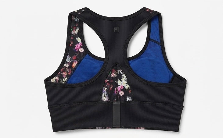 حمالة صدر فيلا النسائية الطويلة والمطبوعة بتصميم (FW23C253-012)