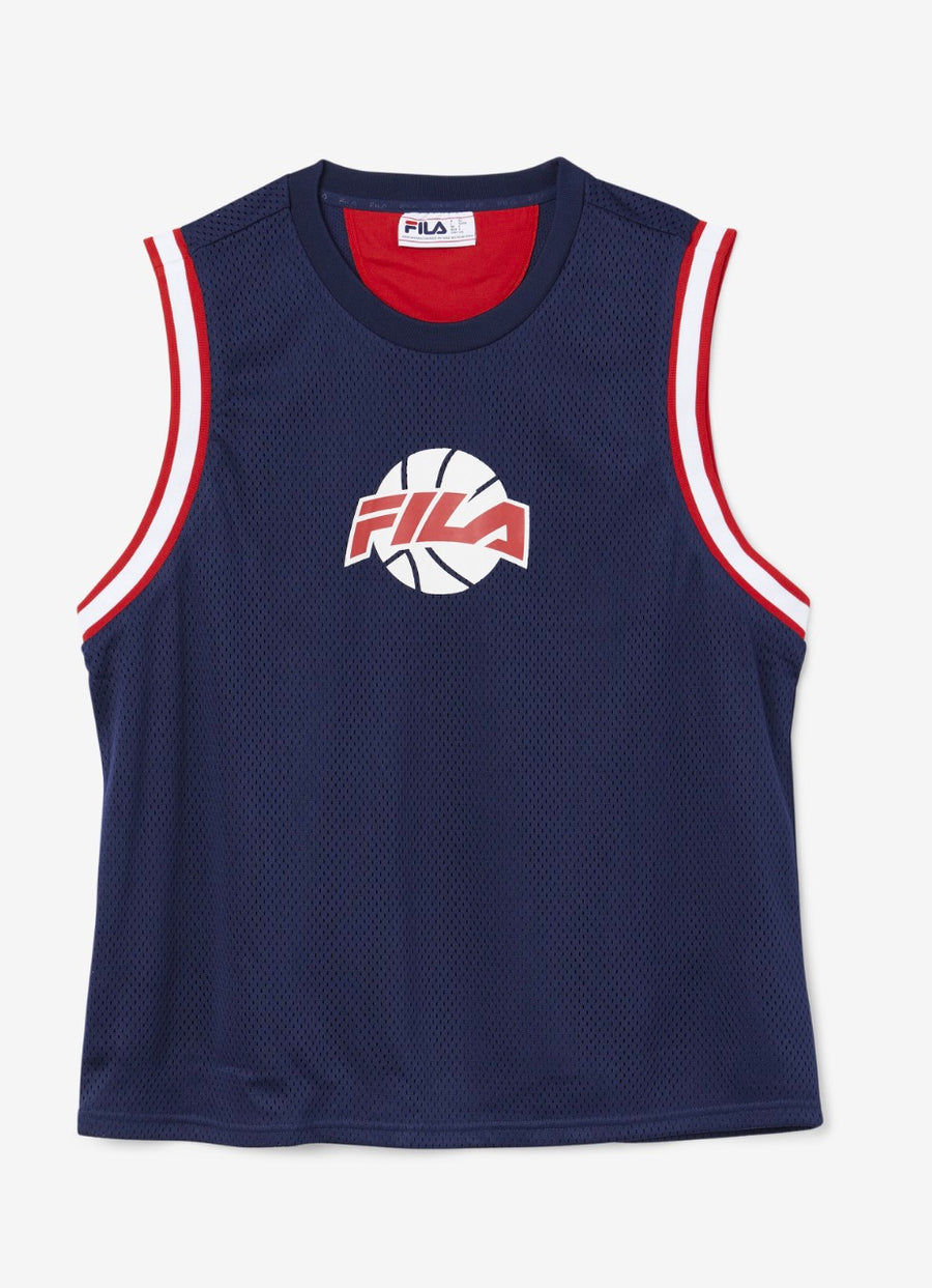 FILA NAVY BASKETBALL SHIRT FOR MEN