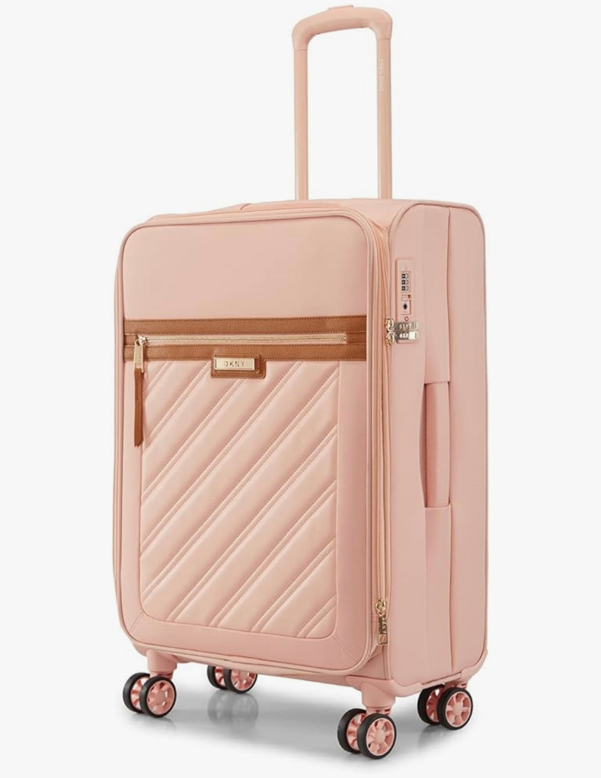 DKNY Sweet dreams Upright Peach bloom trolley bag luggage DT418SD2