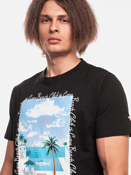 GUESS Men's Cn Ss Billboard Tee T-Shirt