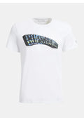 GUESS Men's FRONT LOGO T-Shirt White