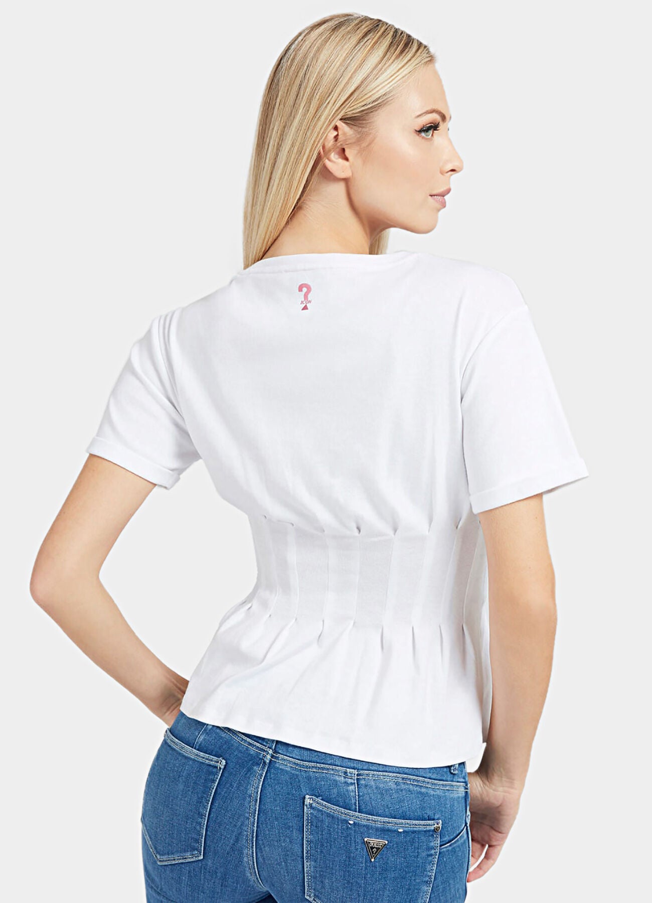ALYSSA Cotton t-shirt White color