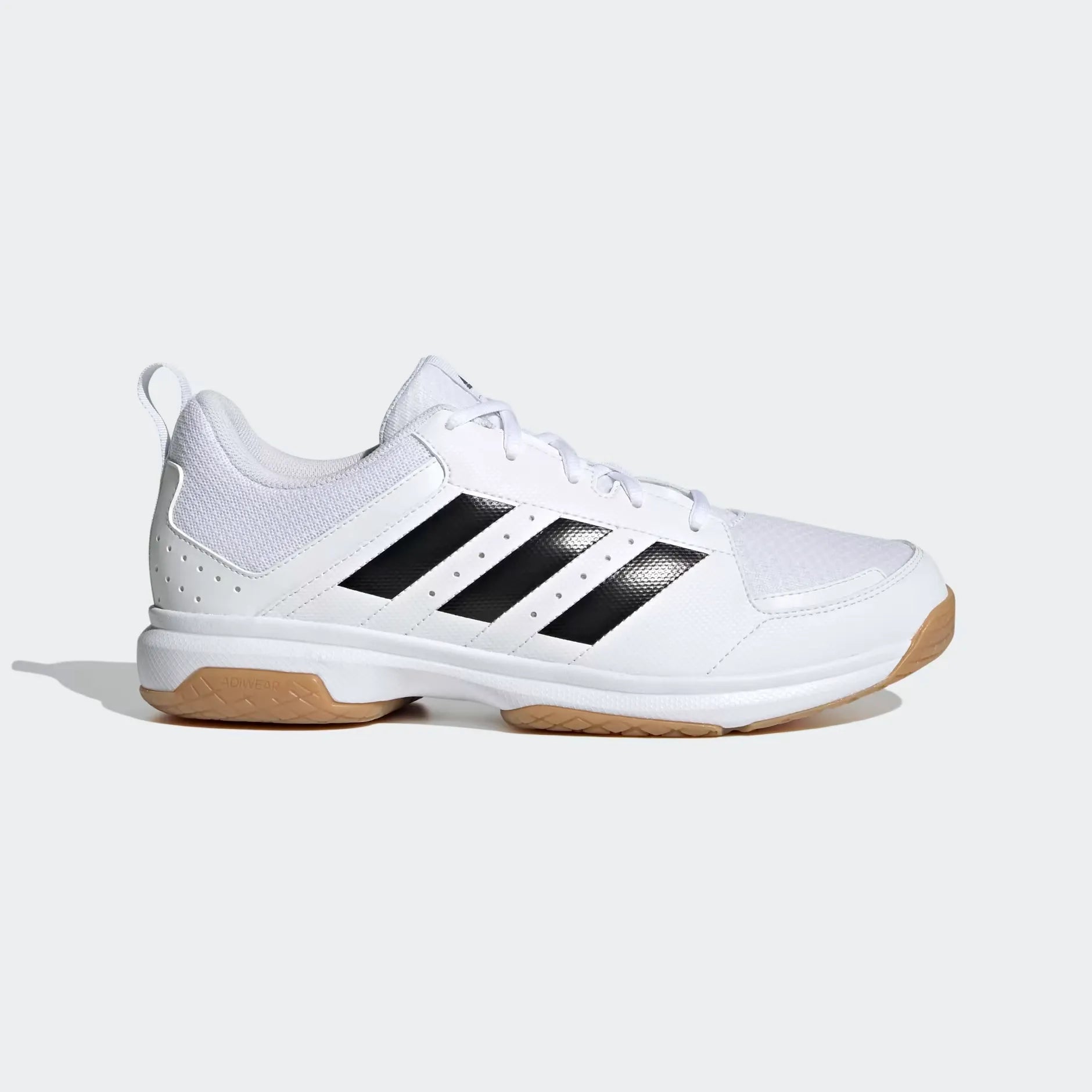 Adidas Ligra 7 GZ0069 White sneakers. Shop these lightweight and sleek shoes for men, perfect for everyday wear.