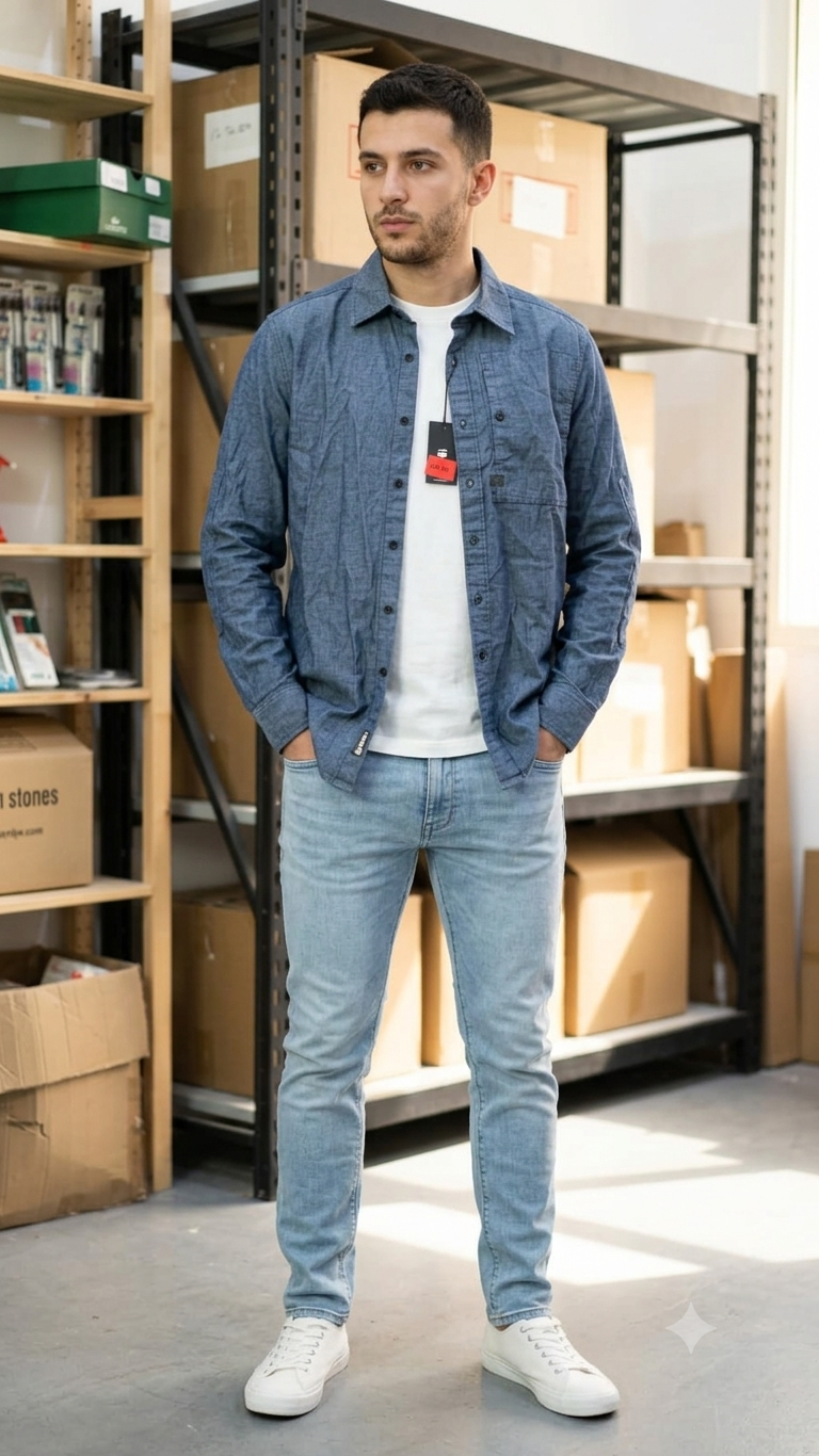 G-Star RAW men's straight silhouette