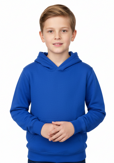 MTA Sport Kids Hoodie, 5-16Y, Royal Blue Solid