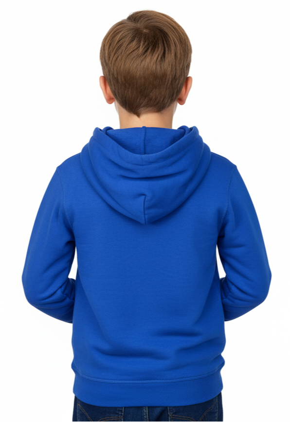 MTA Sport Kids Hoodie, 5-16Y, Royal Blue Solid