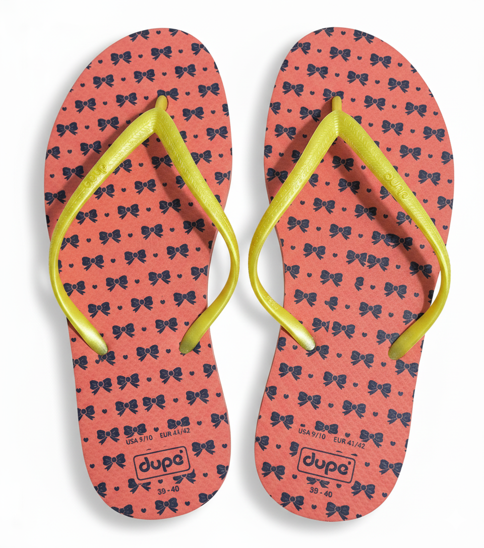 Dupe Flip Flop Design Slipper for Women