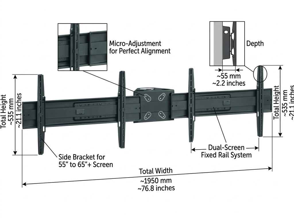 Vogel's PFA 9050 Dual Display Video Conference Adapter
