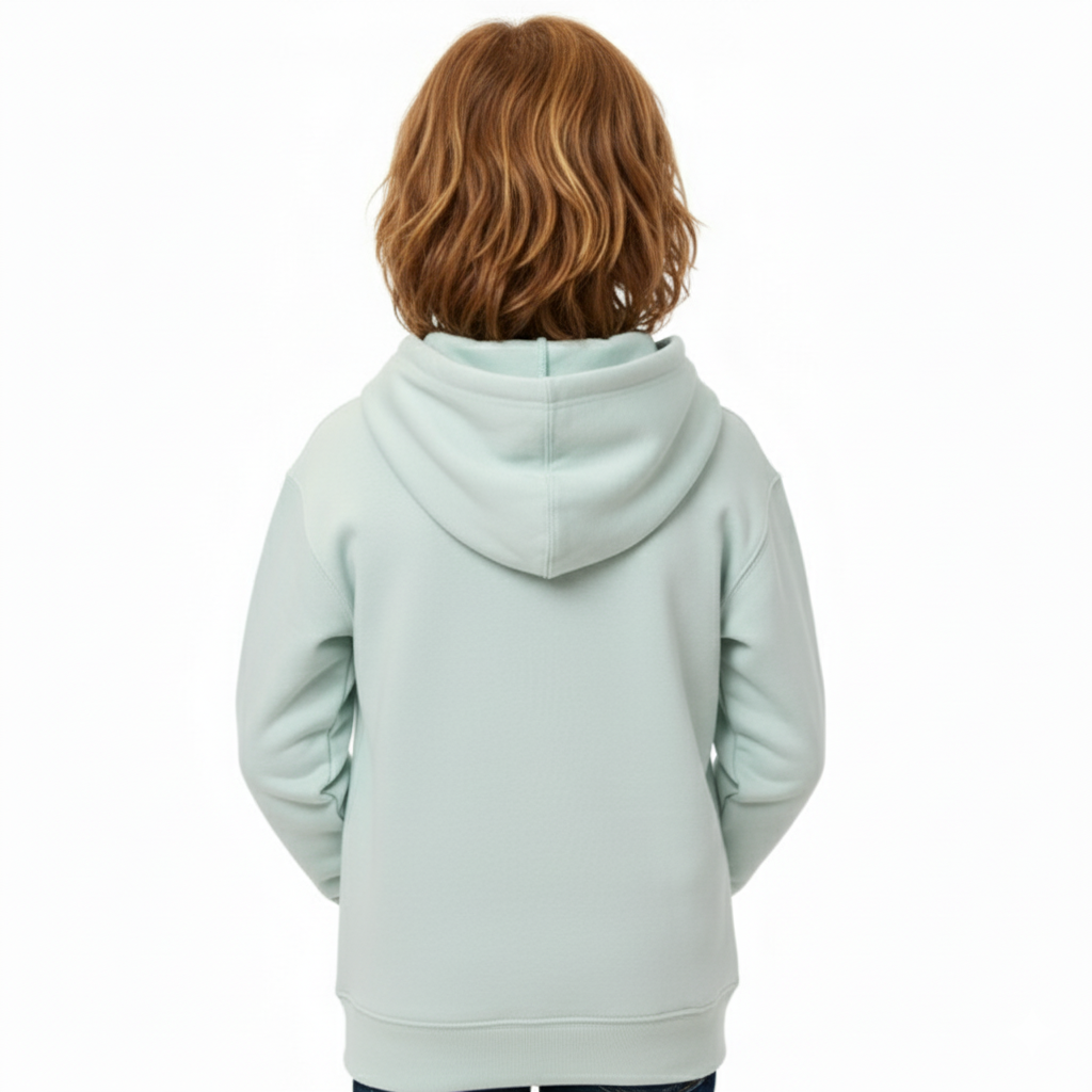 NWT Boys Hoodie, 8-16Yrs, Mint Embossed Graphic